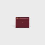 COMPACT WALLET WITH COIN TRIOMPHE IN SHINY CALFSKIN LIGHT BURGUNDY - Image 3